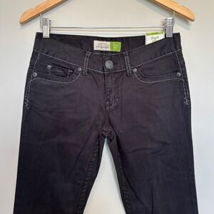 Aeropostale Women's Size 3/4 Long Jean Bayla Skinny Low Rise Y2K 2000s Fashion